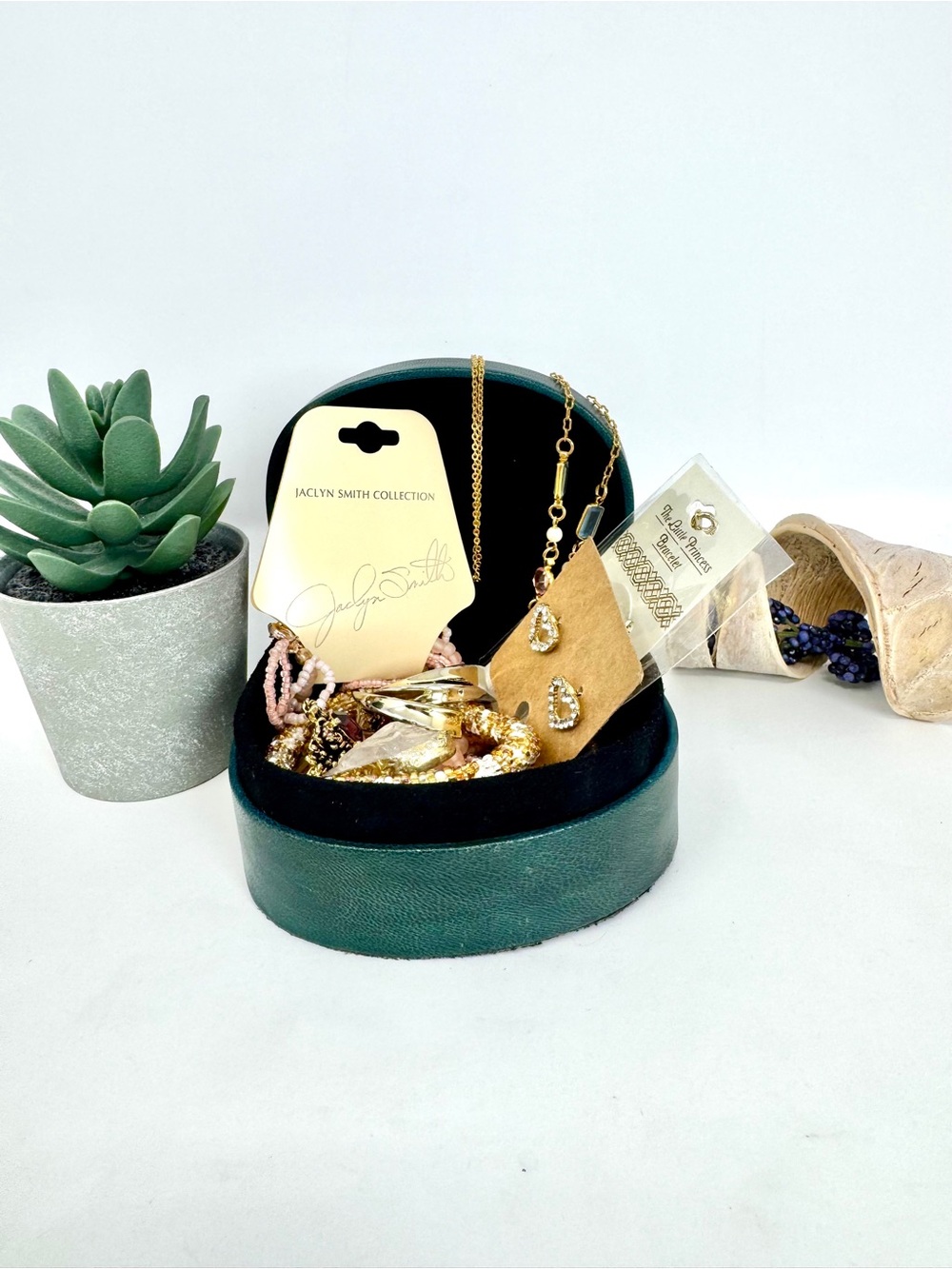 Jaclyn Smith Gold-Tone Multi-Piece Jewelry Set Bundle